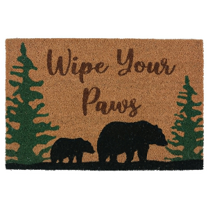 Bear & Cub Coir Doormat