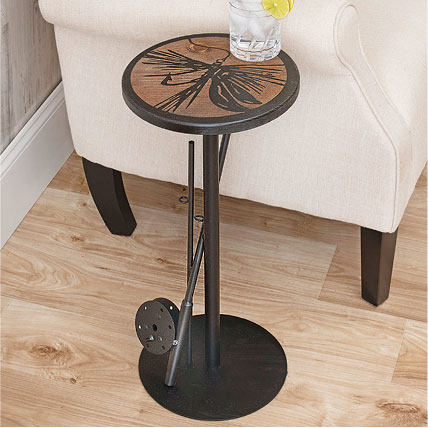 Fly Fishing Accent Drink Table