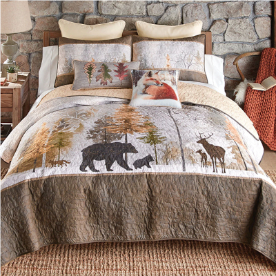 Mountain Morning Bear Quilt Bedding Collection