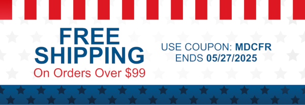 Free Shipping On Orders Over $99 | Use Coupon: MDCFR