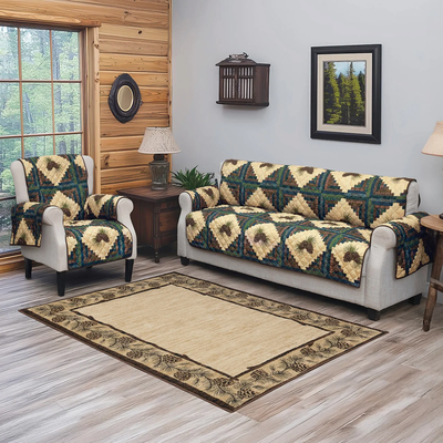 Pinecone Diamond Furniture Covers