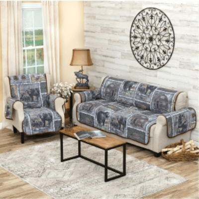 Bear Cabin Scenes Furniture Covers