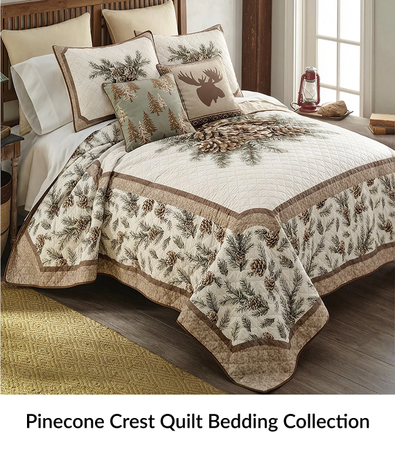 Pinecone Crest Quilt Bedding Collection