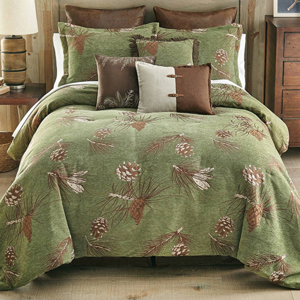 Pinecone Chenille Bedding Collection