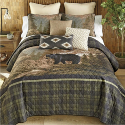 Bear Canyon Quilt Bed Set - King