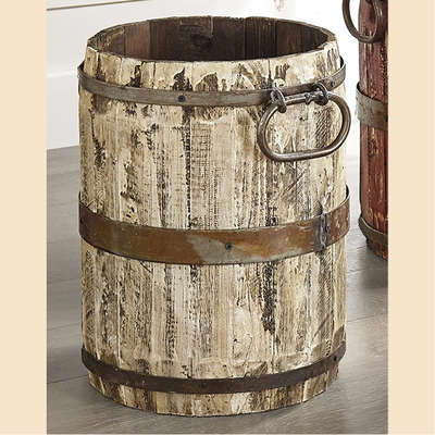 Santa Fe Antique White Bucket