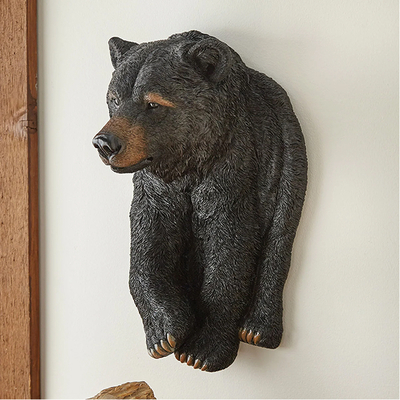 Walking Bear Wall Sculpture