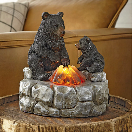 Campfire Bears Nightlight