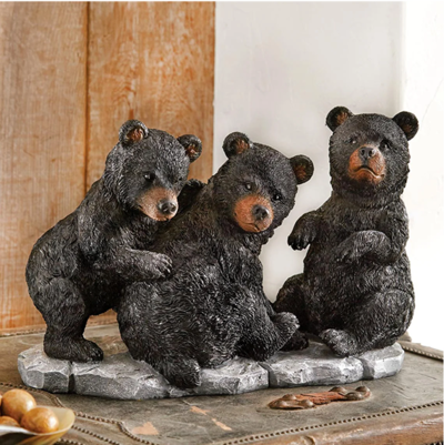 Mischievous Cubs Sculpture