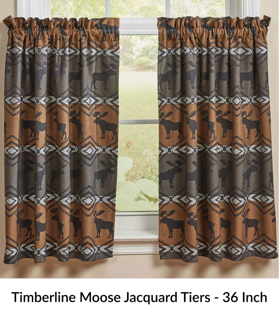 Timberline Moose Jacquard Tiers - 36 Inch