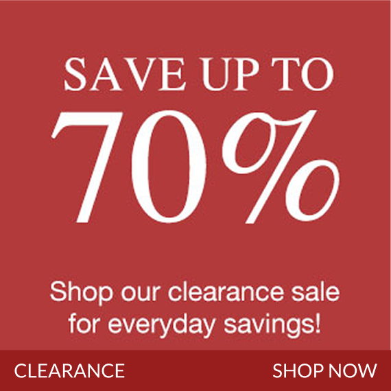 CLEARANCE - SHOP NOW