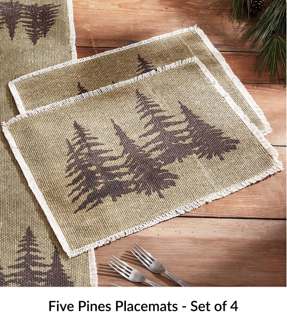 Five Pines Placemats - Set of 4
