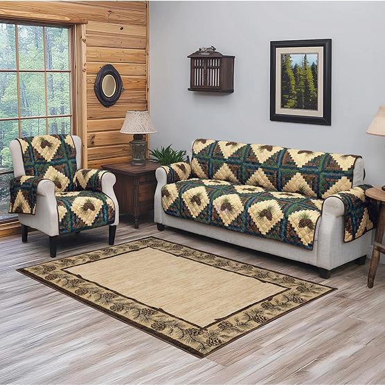 Pinecone Diamond Furniture Covers