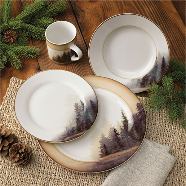 Misty Forest Dinnerware Set (16 pcs)