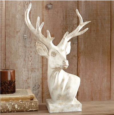 Deer Crest Crown Sculpture