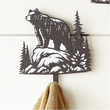 Rocky Ridge Bear Metal Hook