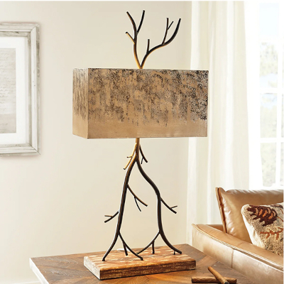 Modern Birch Twig Table Lamp