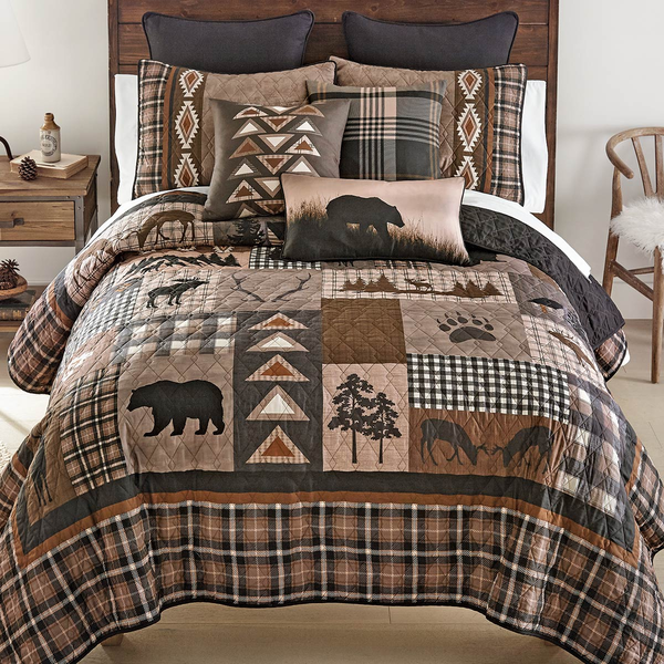 Mountain Shadow Lodge Quilt Bedding Collection