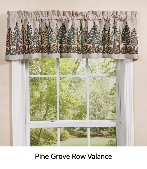 Pine Grove Row Valance