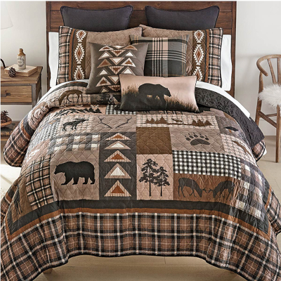 Mountain Shadow Lodge Quilt Bedding Collection