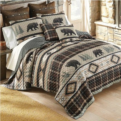 Durango Bear Quilt Bedding Collection