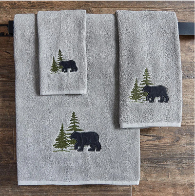 Bear & Pine Tree Towel Collection