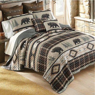 Durango Bear Quilt Bedding Collection