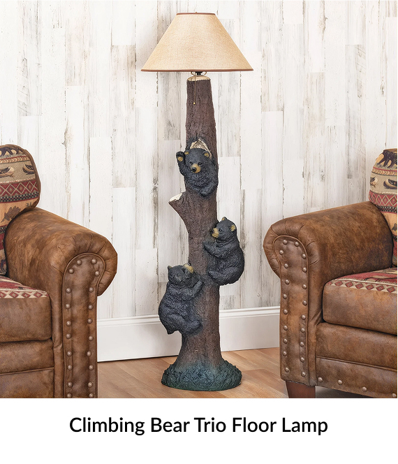 Climbing Bear Trio Floor Lamp