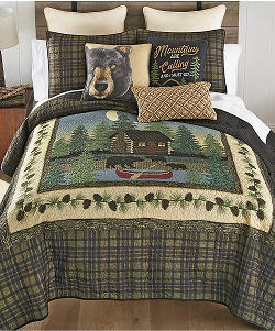 Black Bear Lake Retreat Quilt Bedding Collection
