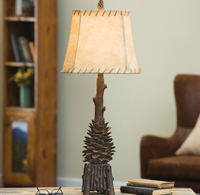 Pinecone Point Table Lamp