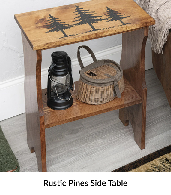 Rustic Pines Side Table
