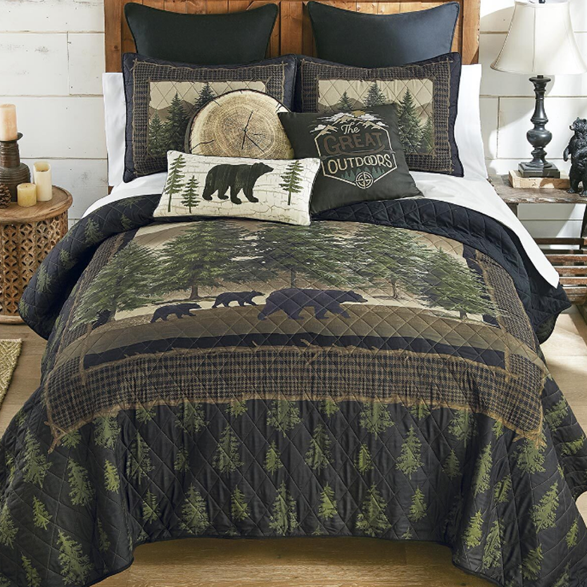 Spruce Bear Quilt Bedding Collection
