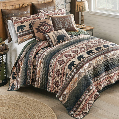 Black Bear Summit Quilt Bedding Collection