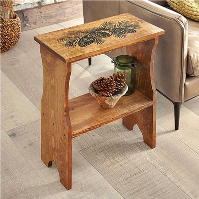 Pinecone Silhouette Side Table