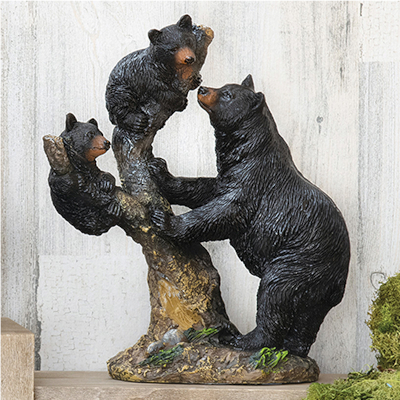 Climbing Lesson Bear Sculpture