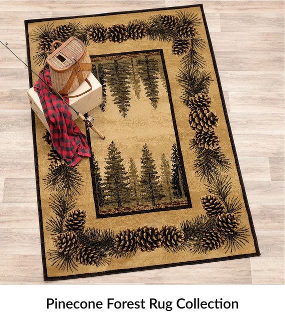 Pinecone Forest Rug Collection