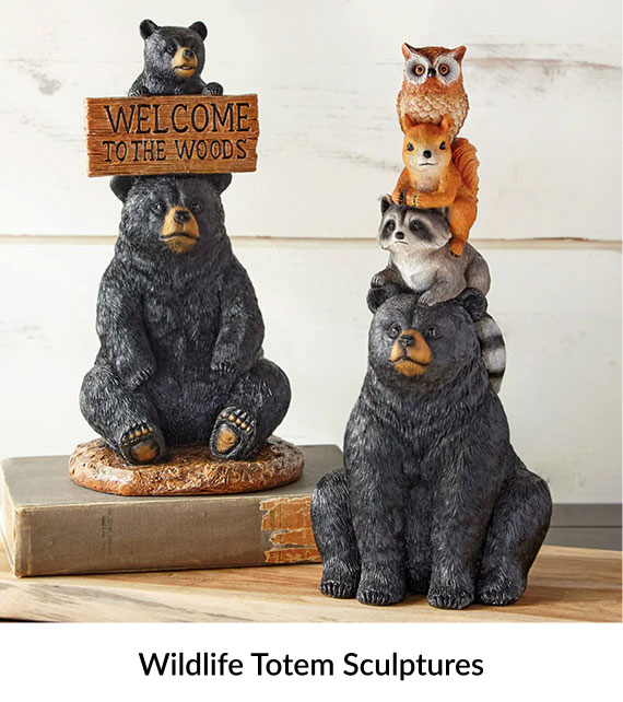 Wildlife Totem Sculptures
