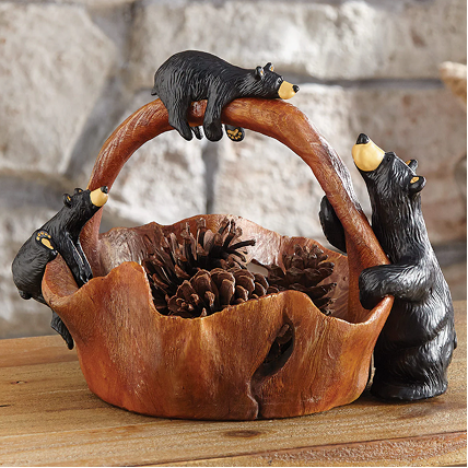 Playful Bears Basket