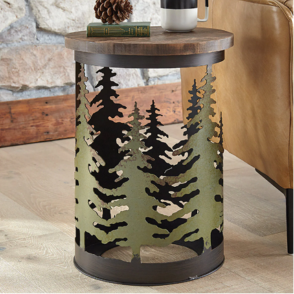 Pine Woods End Table