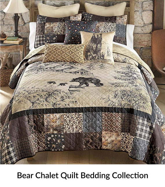 Bear Chalet Quilt Bedding Collection