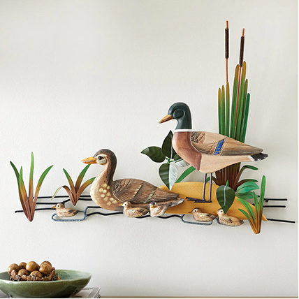 Mallard Duck Wall Sculpture