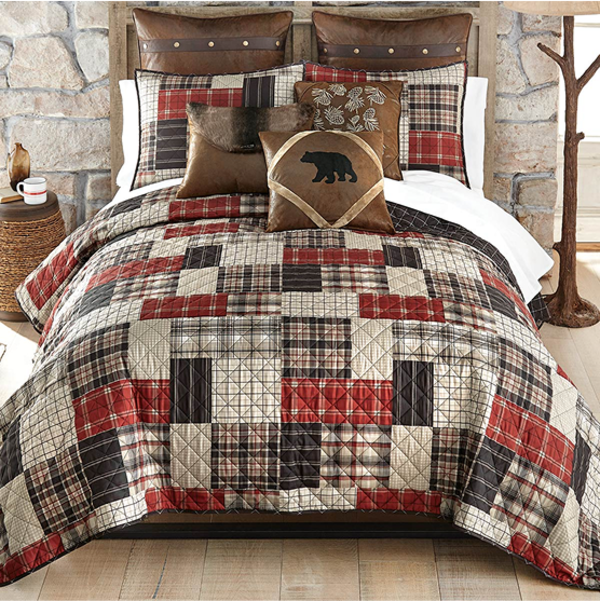 Dakota Plaid Quilt Bedding Collection