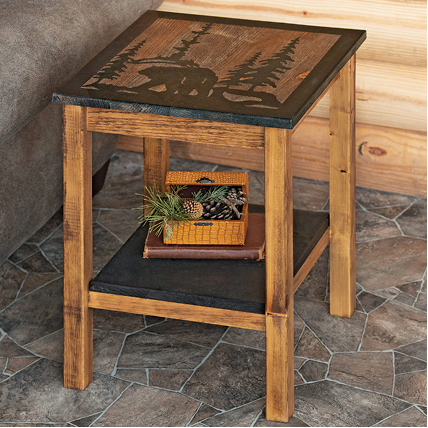 Wilderness Bear End Table