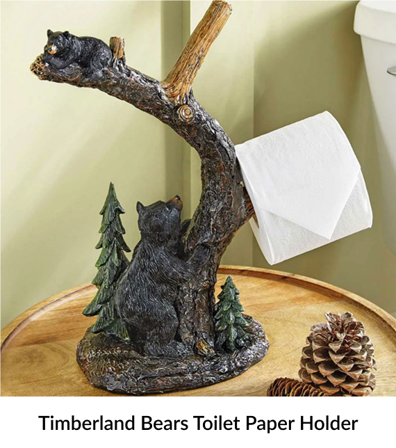 Timberland Bears Toilet Paper Holder