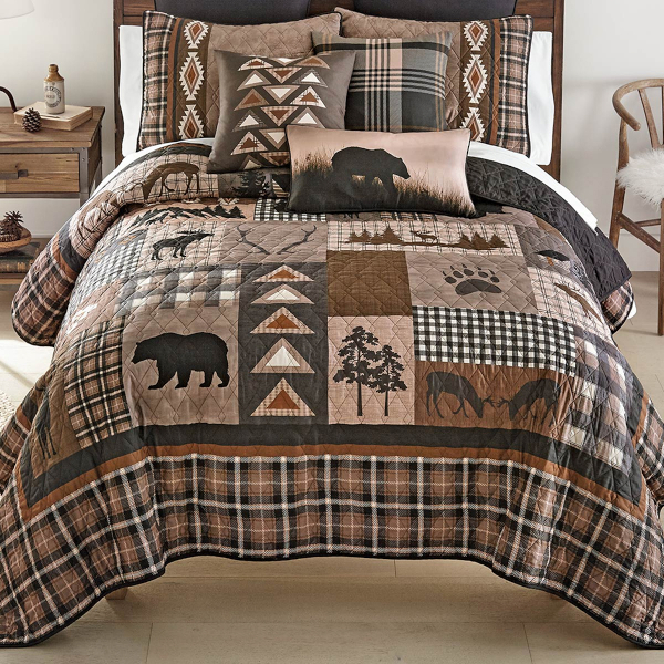 Mountain Shadow Lodge Quilt Bedding Collection | Shop Now