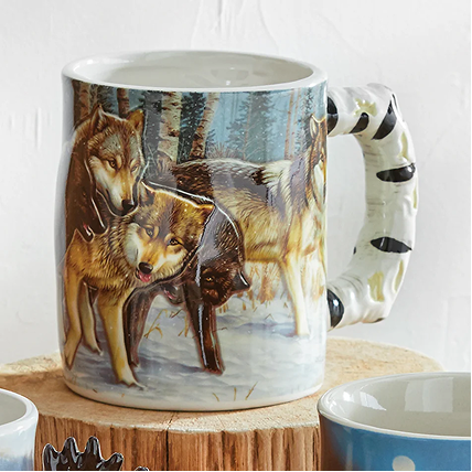 Timber Wolf Mug