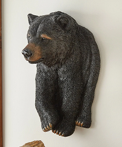 Walking Bear Wall Sculpture