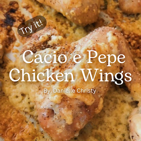 Featured Recipe: Cacio e Pepe Chicken Wings