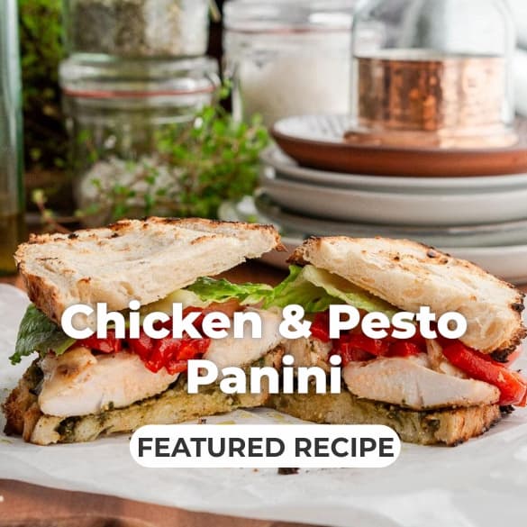 Maria Hensinger, chicken pesto panini
