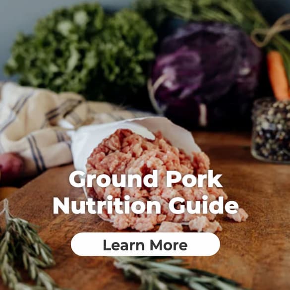 Ground pork nutrition guide